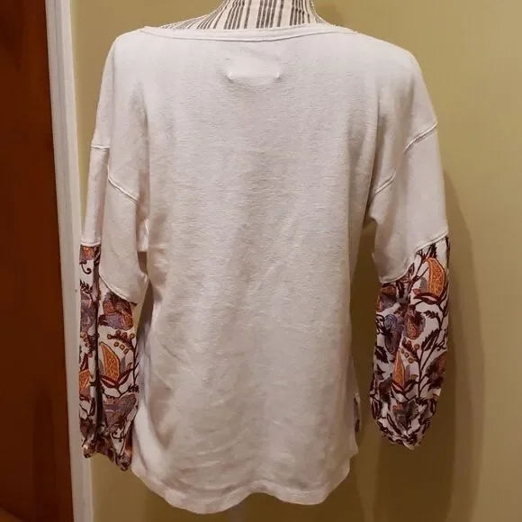 ANTHROPOLOGIE peasant style shirt. XS - Picture 2 of 7